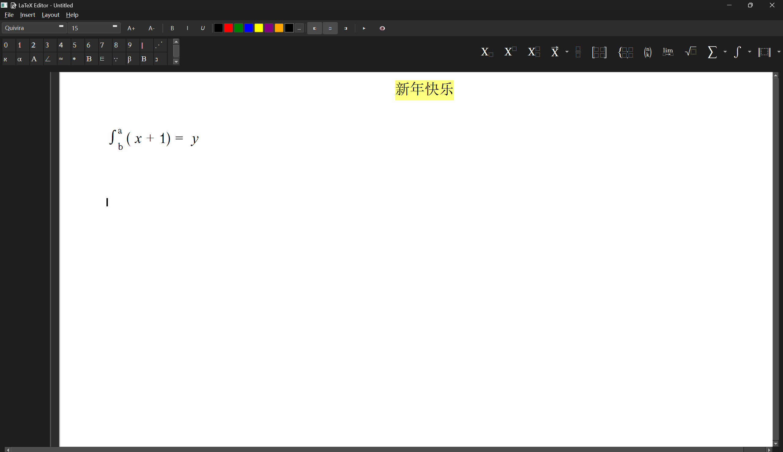 LaTeX Editor 界面截图